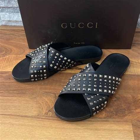 gucci nero sandal|Gucci evening shoes.